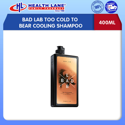 BAD LAB TOO COLD TO BEAR COOLING SHAMPOO (400ML)